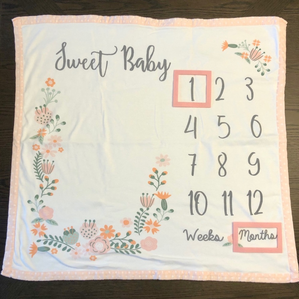 🆕 Sweet Baby Milestone Blanket